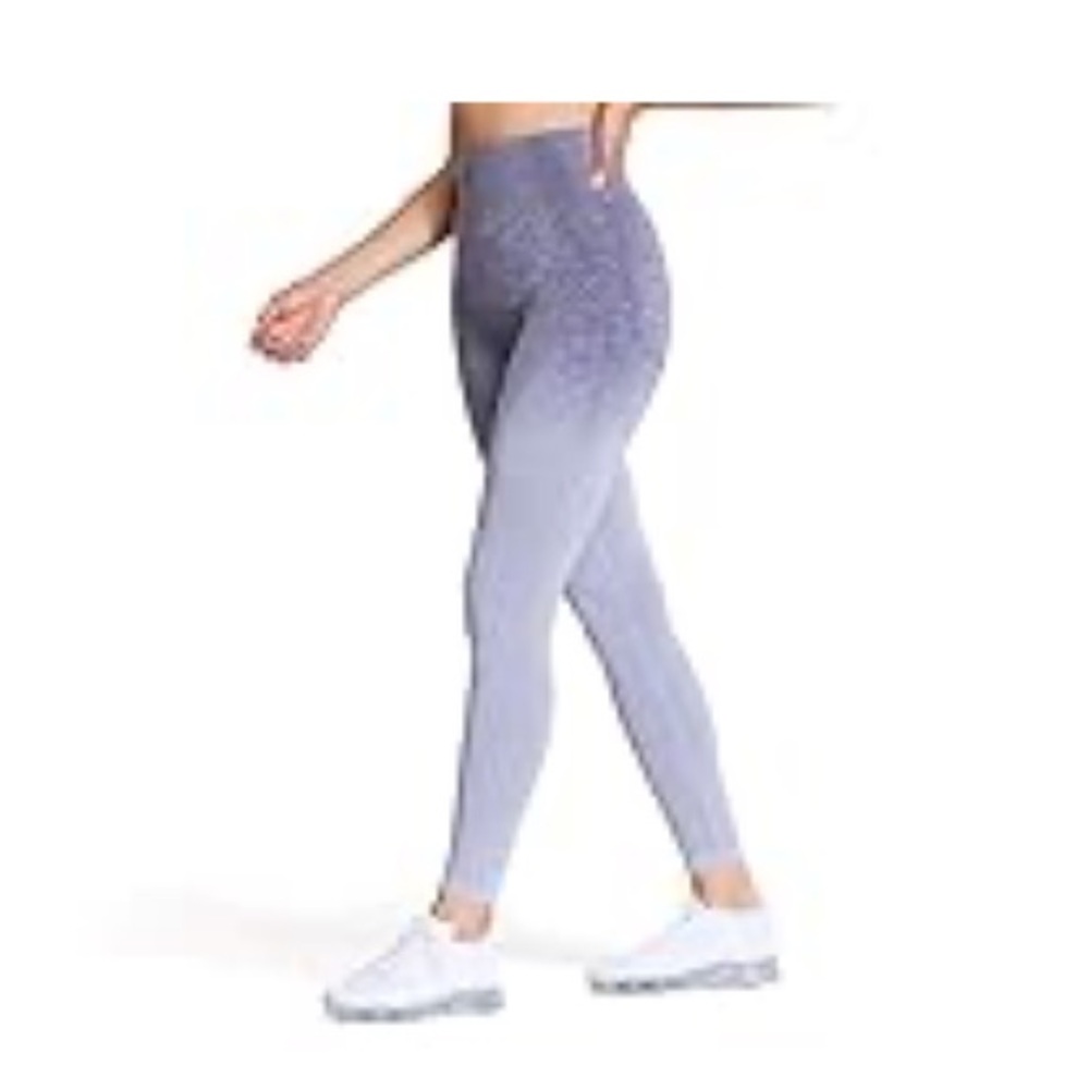 EUC Aoxjox Women's High Waist Workout Gym Vital Seamless Leggings Yoga Pants